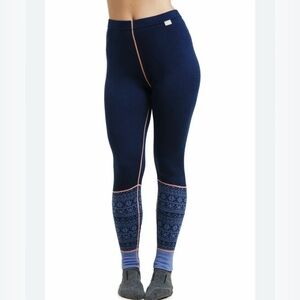 Merino Tech Women's Merino Pants 250 Nordic Tale Berry